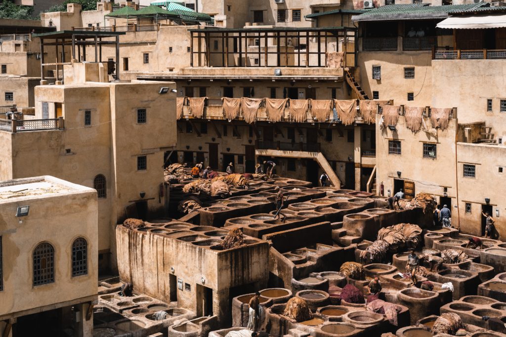 Morocco - beige concrete buildings